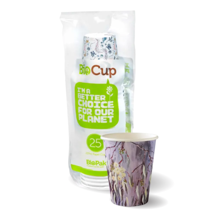 Picture of 8oz Art Series Hot Paper BioCups(280ml) - 25pk