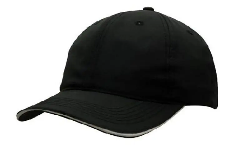 Picture of Spring Woven Fabric Cap with Wind Strap & Clip