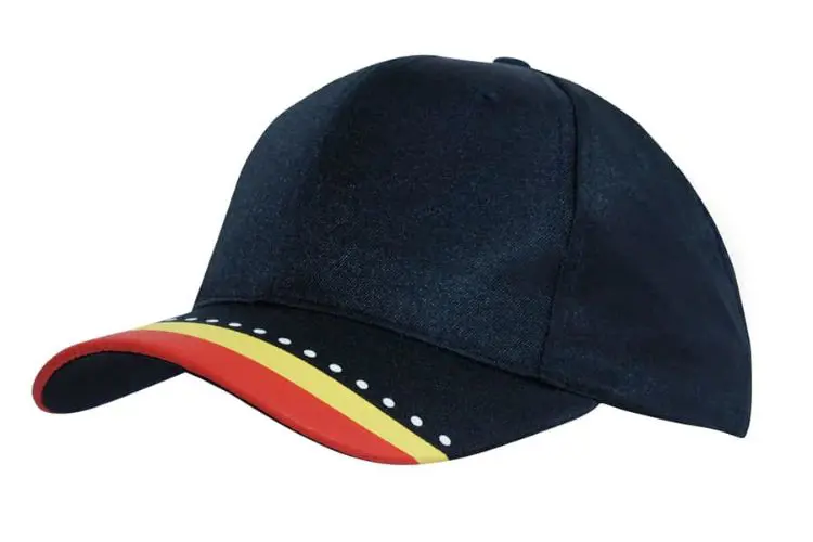 Picture of Breathable Poly Twill with Multi Coloured Printed Peak
