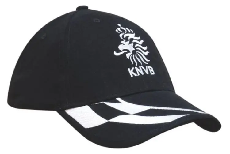 Picture of Brushed Heavy Cotton Cap Check Embroidered to Peak