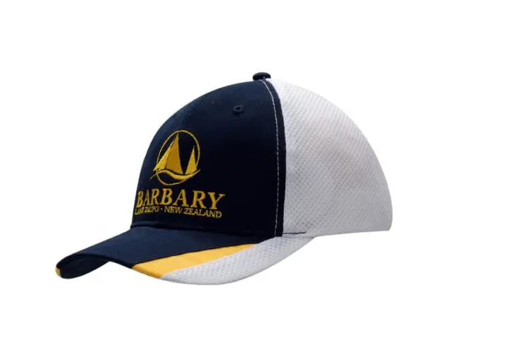 Picture of Brushed Heavy Cotton Cap & Mesh with Fabric & Mesh Inserts on Peak